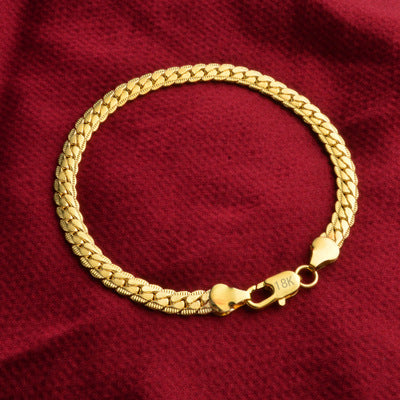Chainlite Silver Bracelet with 18K Gold Plating